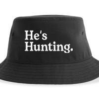 HeS Hunting Funny Hunting Wife Art For Women Hunting Season Sustainable Bucket Hat