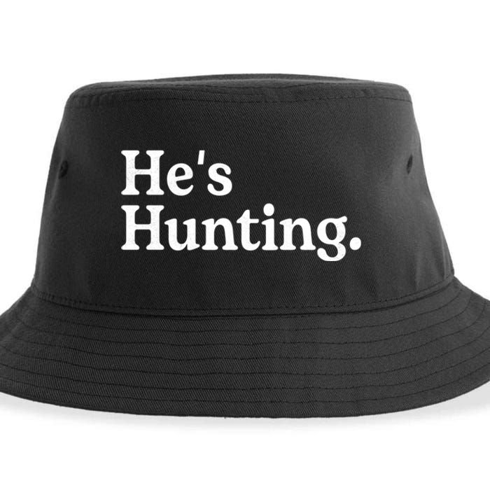 HeS Hunting Funny Hunting Wife Art For Women Hunting Season Sustainable Bucket Hat