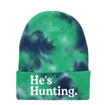 HeS Hunting Funny Hunting Wife Art For Women Hunting Season Tie Dye 12in Knit Beanie