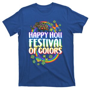 Happy Holi Festival Indian Festival Of Color Spring Elephant Gift T-Shirt