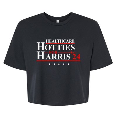 Healthcare Hotties For Harris 24 Bella+Canvas Jersey Crop Tee