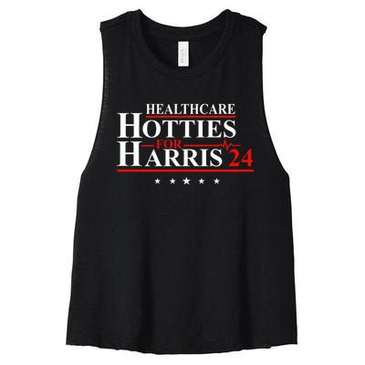 Healthcare Hotties For Harris 24 Women's Racerback Cropped Tank