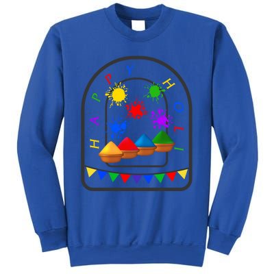 Happy Holi Festival Indian Festival Of Color Spring Elephant Gift Sweatshirt