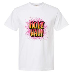 Happy Holi Festival Of Colors India Hindi 2021 Funny Gift Garment-Dyed Heavyweight T-Shirt