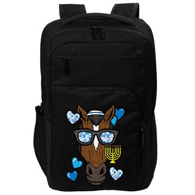 Hanukkah Horse Face Menorah Chanukah Jewish Impact Tech Backpack