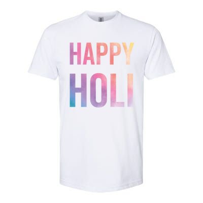 Happy Holi Festival Of Colors India Hindu Cool Gift Softstyle® CVC T-Shirt