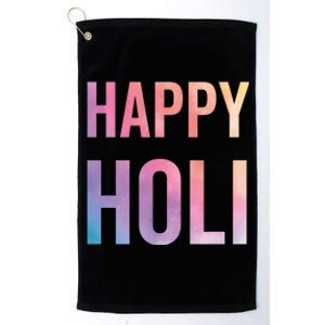 Happy Holi Festival Of Colors India Hindu Gift Platinum Collection Golf Towel