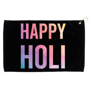 Happy Holi Festival Of Colors India Hindu Gift Grommeted Golf Towel