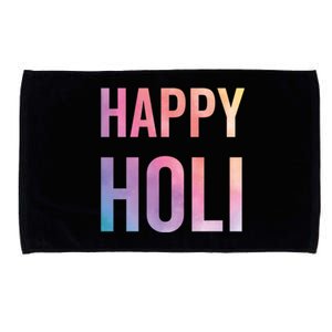 Happy Holi Festival Of Colors India Hindu Gift Microfiber Hand Towel