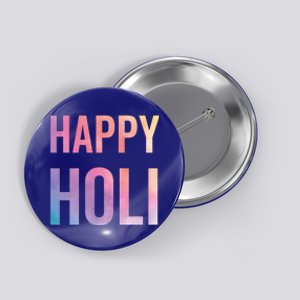 Happy Holi Festival Of Colors India Hindu Gift Button