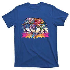 Happy Holi Festival Of Colors India Spring Hindu Elephant Funny Gift T-Shirt