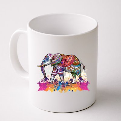 Happy Holi Festival Of Colors India Spring Hindu Elephant Funny Gift Coffee Mug