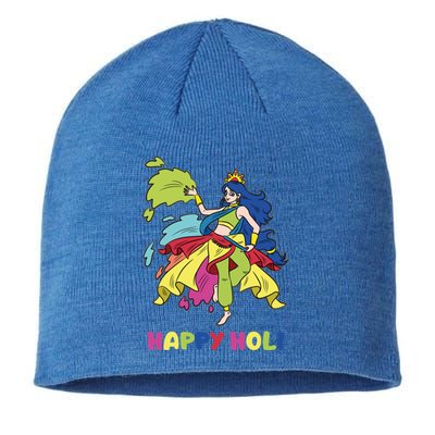 Happy Holi Festival Of Colors Indian Hindu Puja Worship Gift Sustainable Beanie