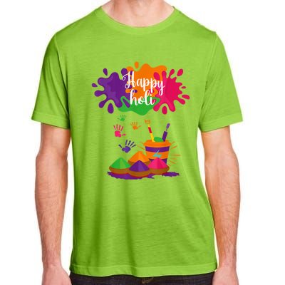 Happy Holi Festival Outfit For Women Men Family Adult ChromaSoft Performance T-Shirt