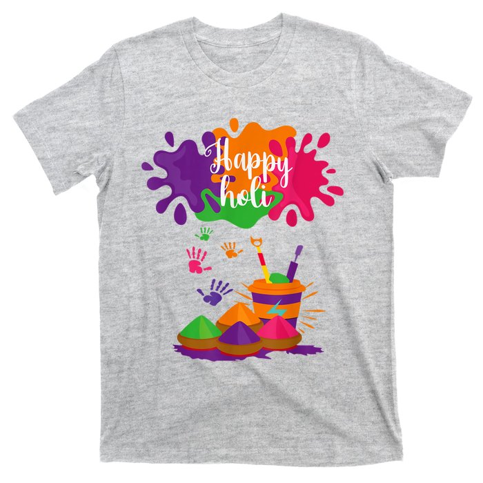 Happy Holi Festival Outfit For Women Men Family T-Shirt