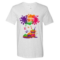 Happy Holi Festival Outfit For Women Men Family V-Neck T-Shirt