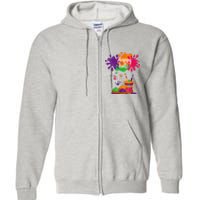 Happy Holi Festival Outfit For Women Men Family Full Zip Hoodie