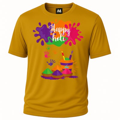 Happy Holi Festival Outfit For Women Men Family Cooling Performance Crew T-Shirt