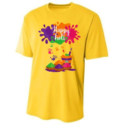 Happy Holi Festival Outfit For Women Men Family Performance Sprint T-Shirt