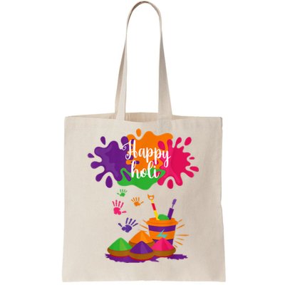 Happy Holi Festival Outfit For Women Men Family Tote Bag