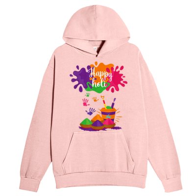 Happy Holi Festival Outfit For Women Men Family Urban Pullover Hoodie