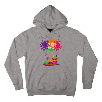 Happy Holi Festival Outfit For Women Men Family Tall Hoodie