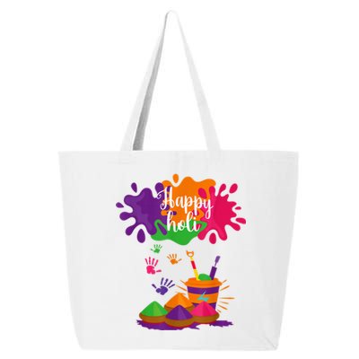 Happy Holi Festival Outfit For Women Men Family 25L Jumbo Tote