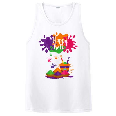 Happy Holi Festival Outfit For Women Men Family PosiCharge Competitor Tank