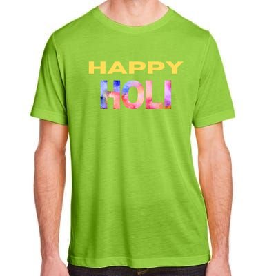 Happy Holi Festival Of Spring Color Celebrate Hindu Festival Cool Gift Adult ChromaSoft Performance T-Shirt