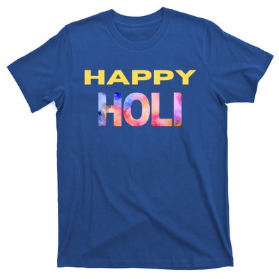 Happy Holi Festival Of Spring Color Celebrate Hindu Festival Cool Gift T-Shirt