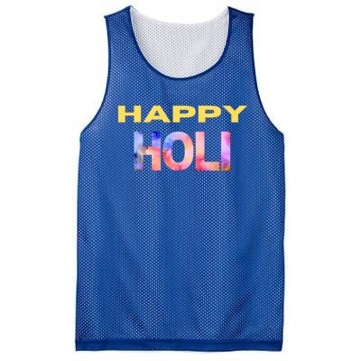 Happy Holi Festival Of Spring Color Celebrate Hindu Festival Cool Gift Mesh Reversible Basketball Jersey Tank