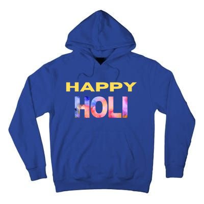 Happy Holi Festival Of Spring Color Celebrate Hindu Festival Cool Gift Tall Hoodie