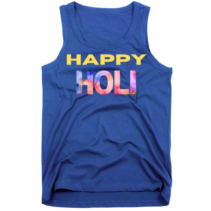 Happy Holi Festival Of Spring Color Celebrate Hindu Festival Cool Gift Tank Top