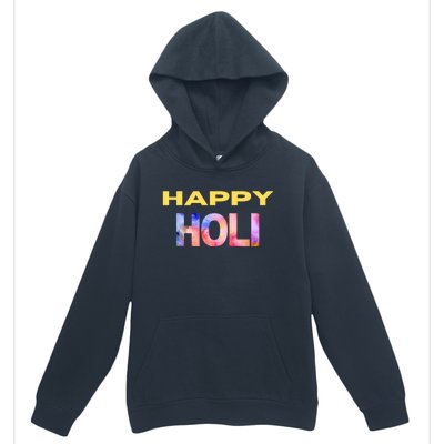 Happy Holi Festival Of Spring Color Celebrate Hindu Festival Cool Gift Urban Pullover Hoodie