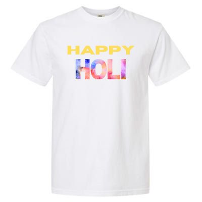 Happy Holi Festival Of Spring Color Celebrate Hindu Festival Cool Gift Garment-Dyed Heavyweight T-Shirt