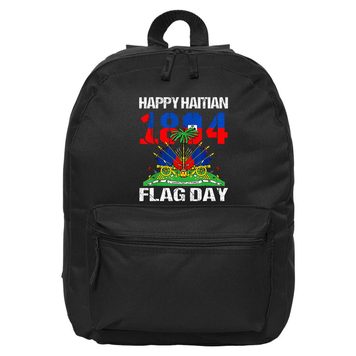 Happy Haitian Flag Day Haiti Flag Pride 1804 16 in Basic Backpack