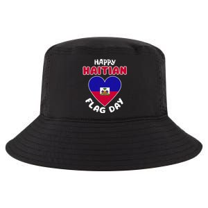 Happy Haitian Flag Day Cool Haiti Flag Heart Cool Comfort Performance Bucket Hat