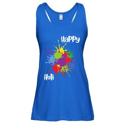 Happy Holi Festival Outfit Family Gift Ladies Essential Flowy Tank