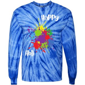 Happy Holi Festival Outfit Family Gift Tie-Dye Long Sleeve Shirt