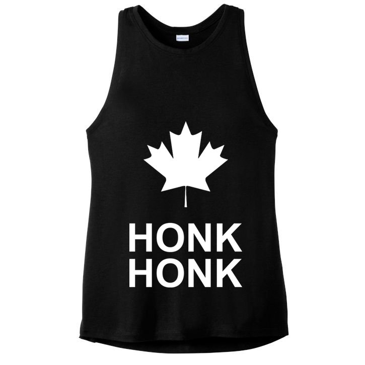 Honk Honk Freedom Convoy Support Truckers Ladies PosiCharge Tri-Blend Wicking Tank