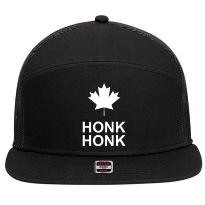 Honk Honk Freedom Convoy Support Truckers 7 Panel Mesh Trucker Snapback Hat