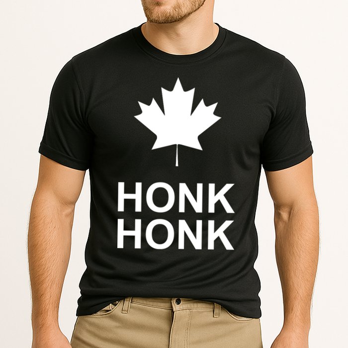 Honk Honk Freedom Convoy Support Truckers Cooling Performance Crew T-Shirt