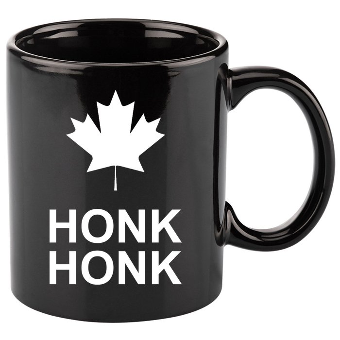 Honk Honk Freedom Convoy Support Truckers 11oz C Handle Ceramic Mug