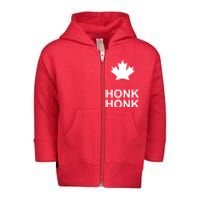 Honk Honk Freedom Convoy Support Truckers Toddler Zip Fleece Hoodie