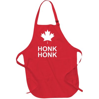 Honk Honk Freedom Convoy Support Truckers Full-Length Apron With Pockets