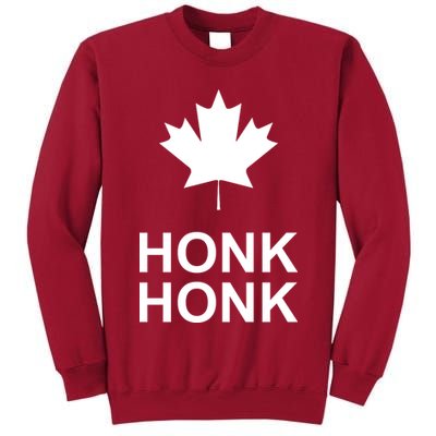Honk Honk Freedom Convoy Support Truckers Tall Sweatshirt