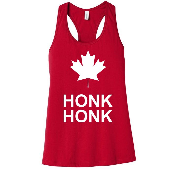 Honk Honk Freedom Convoy Support Truckers Women's Racerback Tank