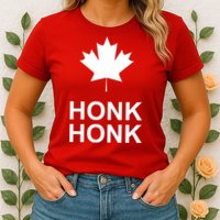 Honk Honk Freedom Convoy Support Truckers Womens T-Shirt