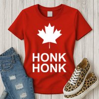 Honk Honk Freedom Convoy Support Truckers Womens T-Shirt