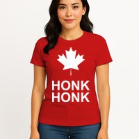 Honk Honk Freedom Convoy Support Truckers Womens T-Shirt